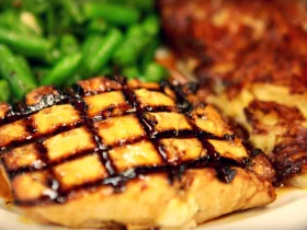 Bourbon-Glazed Salmon