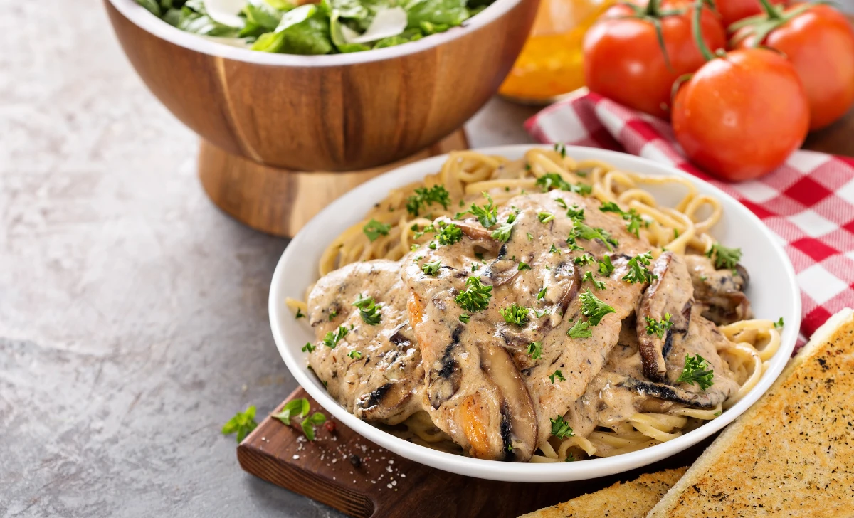 Chicken Marsala Pasta