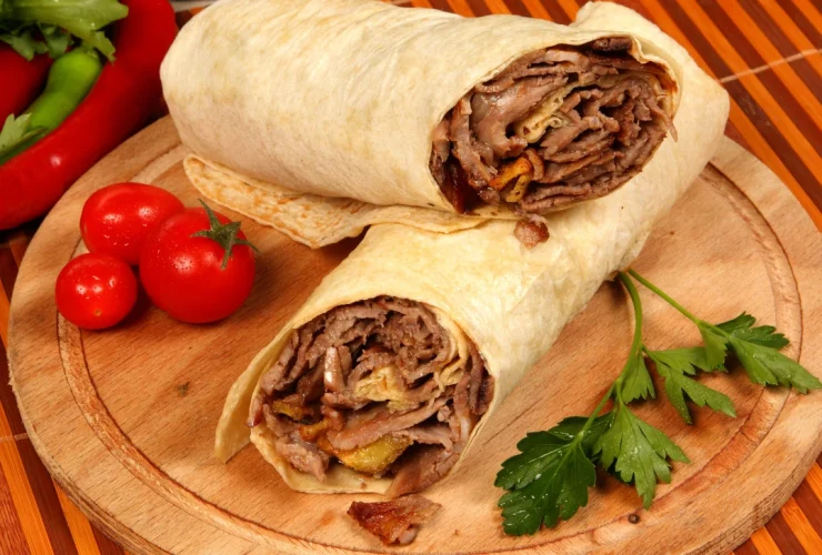 Lamb Doner Wrap