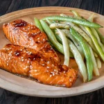 Teriyaki Salmon with Beans