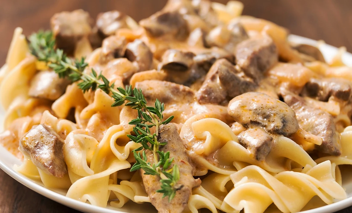 Beef Stroganoff