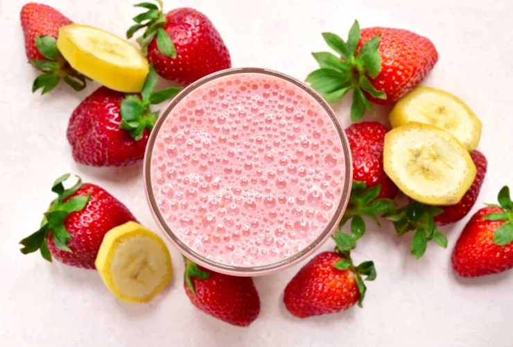 strawberry banana smoothie