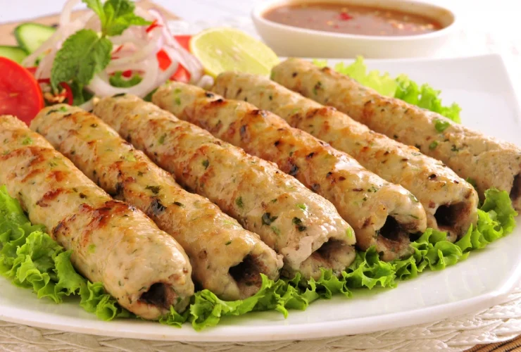 chicken seekh kebab