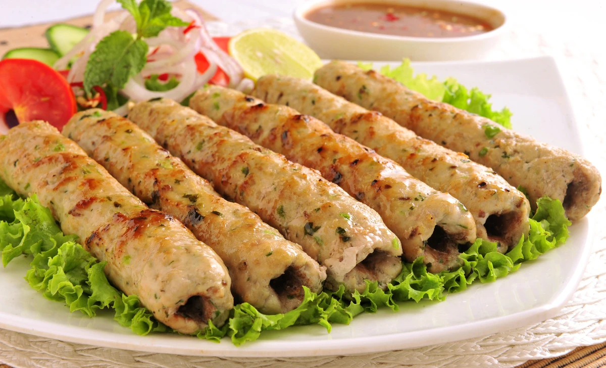 chicken seekh kebab