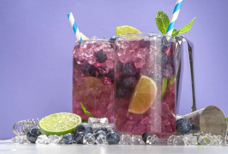 Blueberry Iced Lemonade