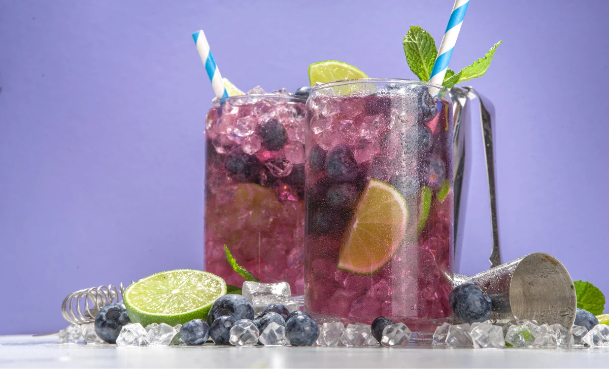 Blueberry Iced Lemonade