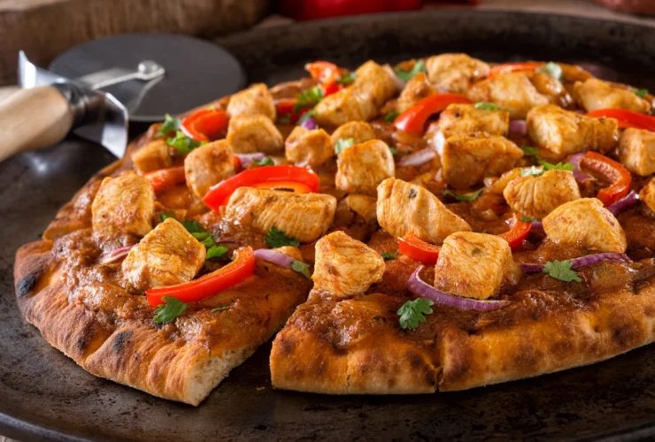 Butter Chicken Pizza