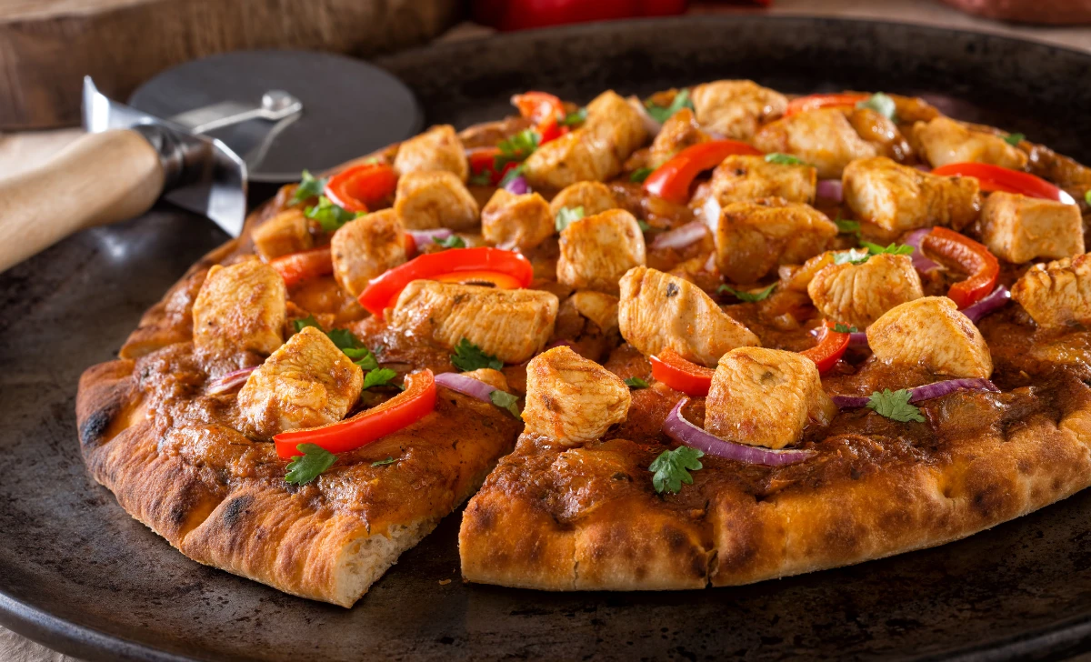 Butter Chicken Pizza