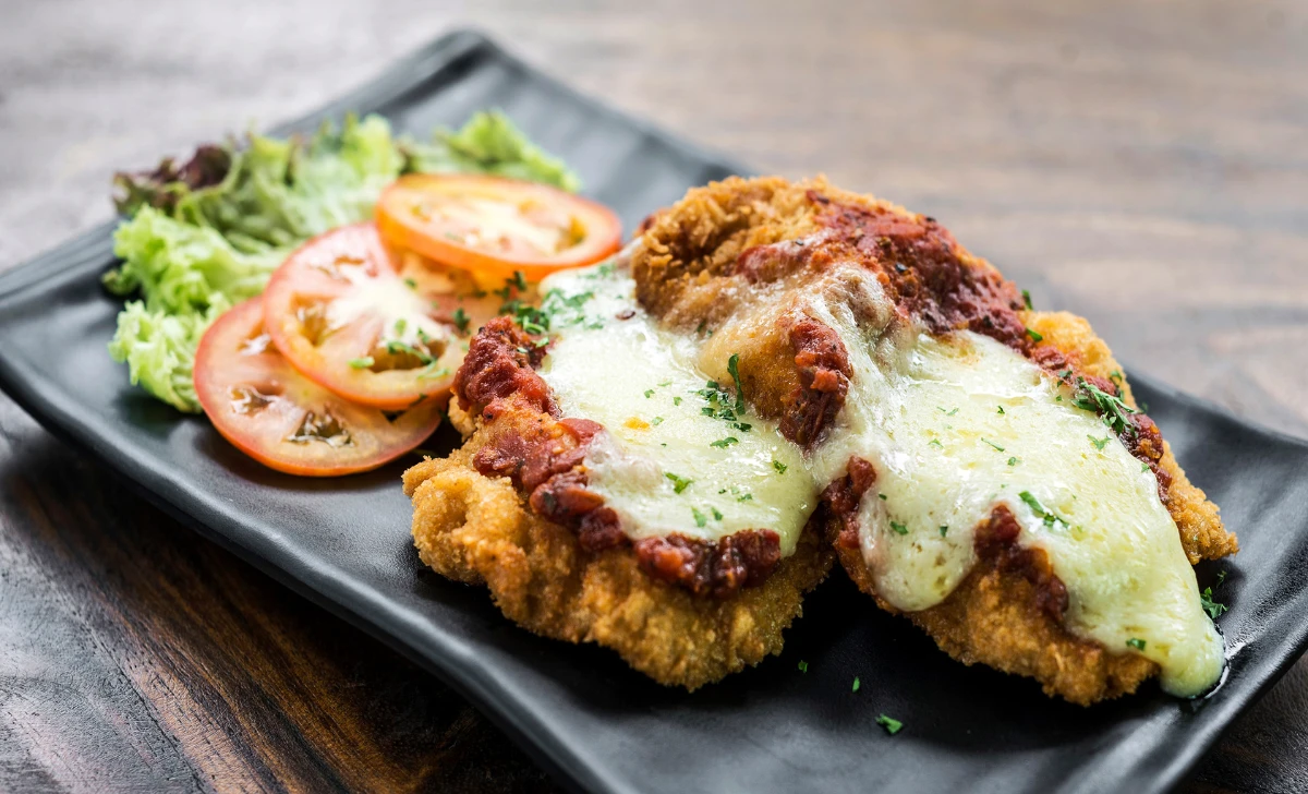 Chicken Parmigiana with Cheese