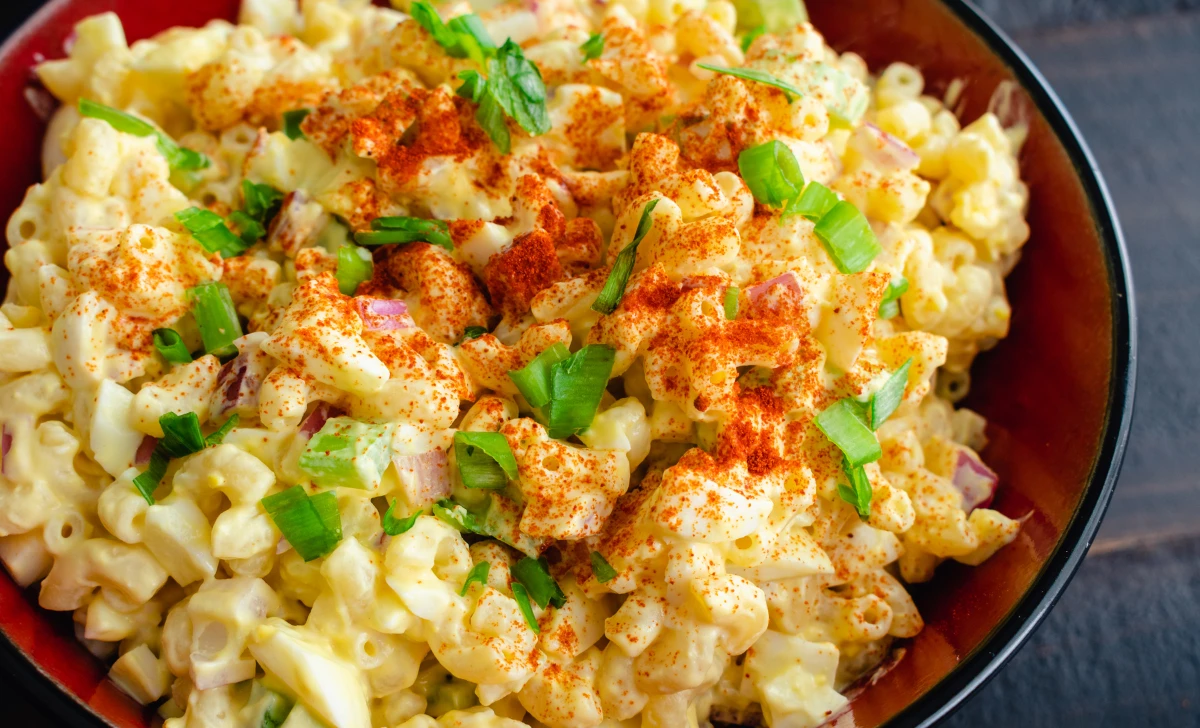 Deviled Egg Pasta Salad