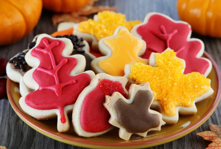 Fall cookies