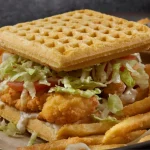 Fried Chicken Waffle Sandwich