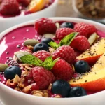 Granola and Berries Acai Bowl