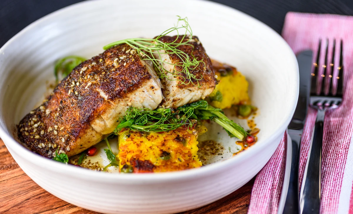 Grilled Barramundi Fish