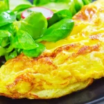 Omelette with Fresh Salad Herbs