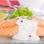 Salmon with Cream and Dill