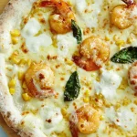 Shrimp and Corn Pizza