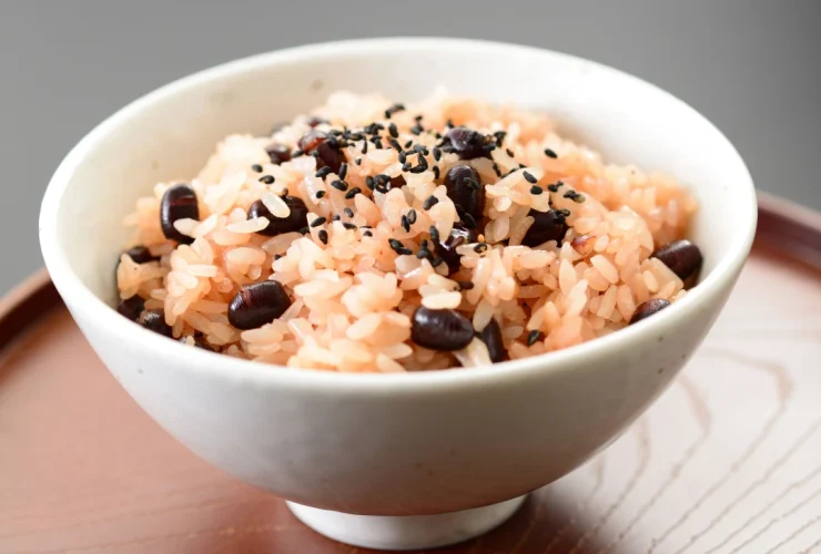 Steamed Rice with Adzuki Beans