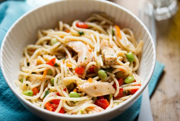 Sweet Chilli Chicken Pasta Salad