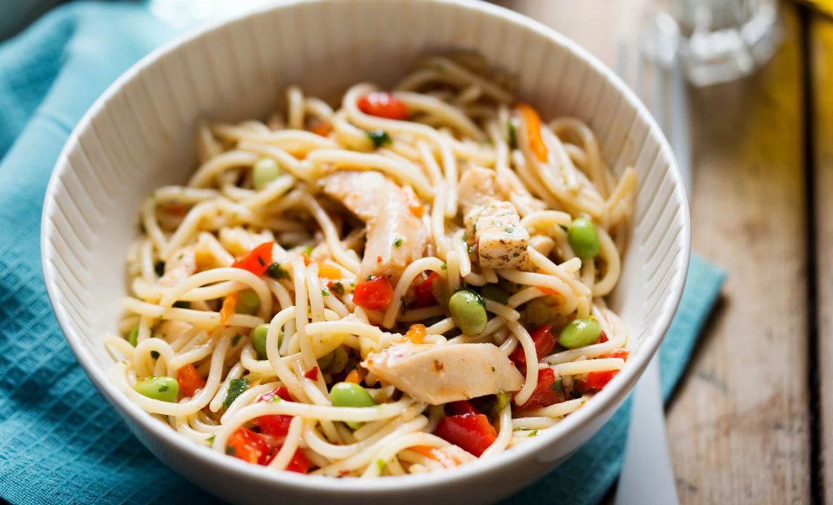 Sweet Chilli Chicken Pasta Salad