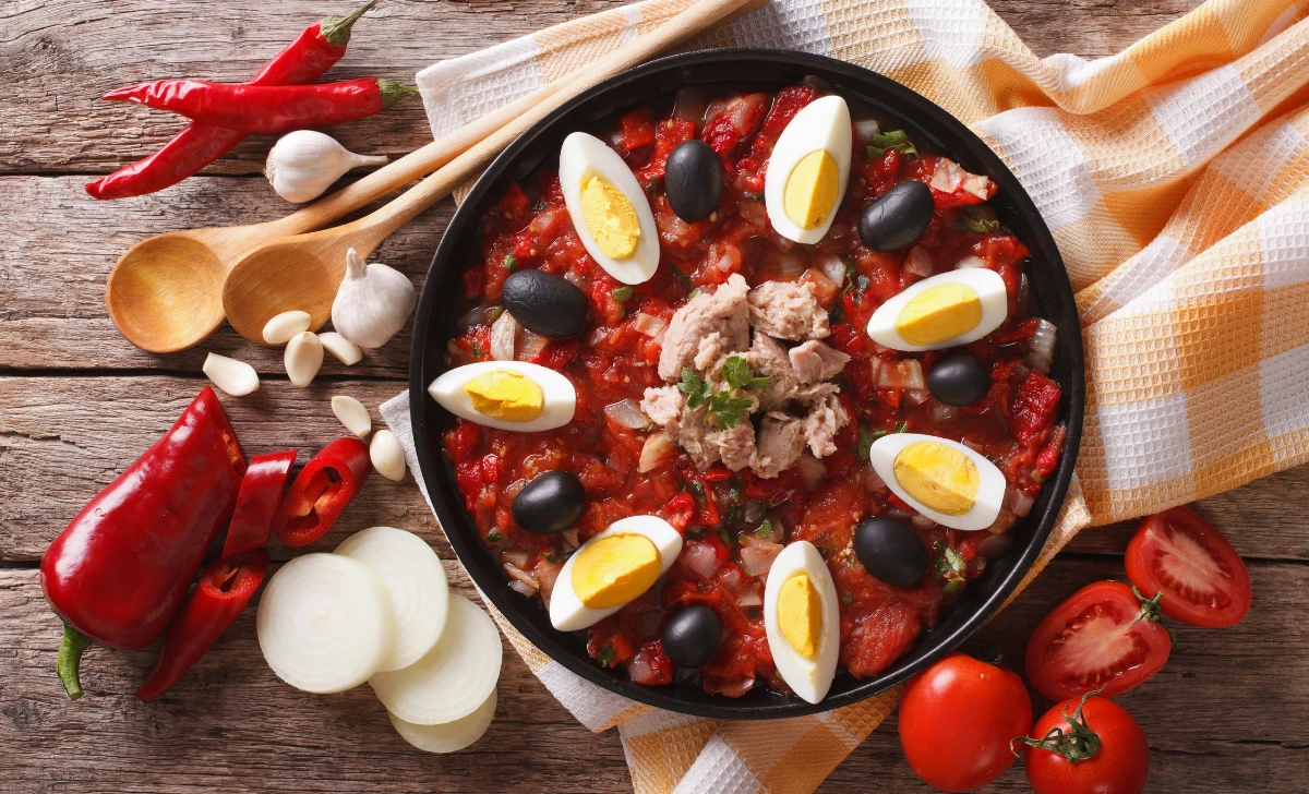 Tunisian Mechouia Salad