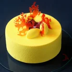 Yellow Velvet Mousse Cake