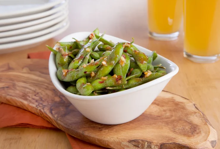 Chilli Garlic Edamame