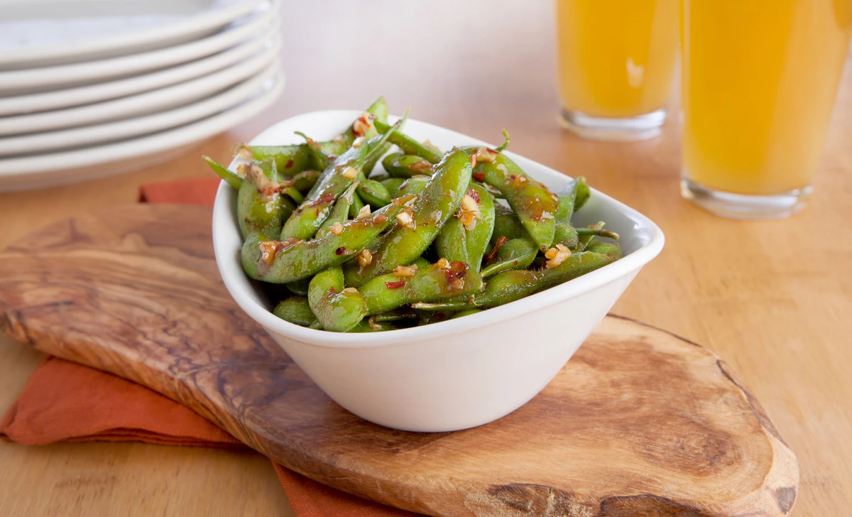 Chilli Garlic Edamame