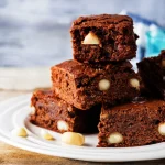 White Chocolate Macadamia Brownie