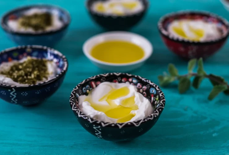 Labneh with Olive Oil and Za'atar