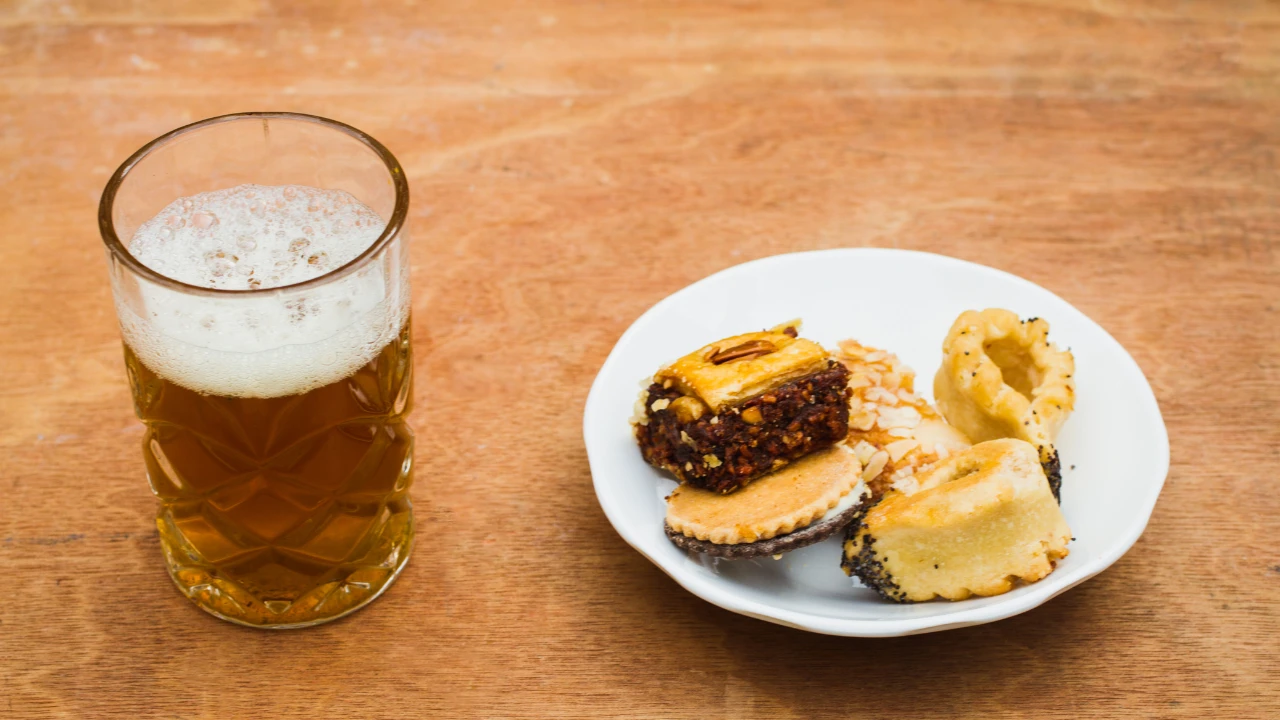 Moroccan Mint Tea with Pastries