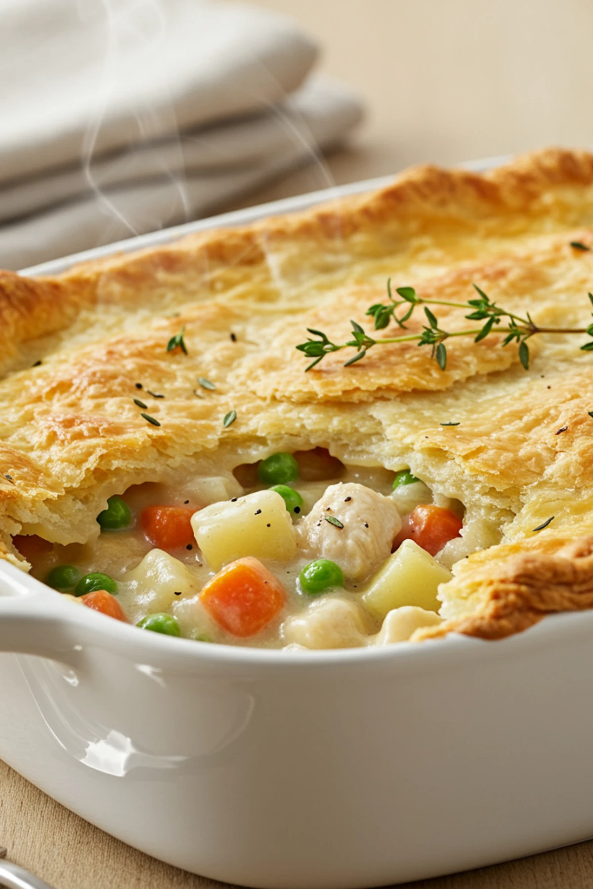 chicken pot pie casserole