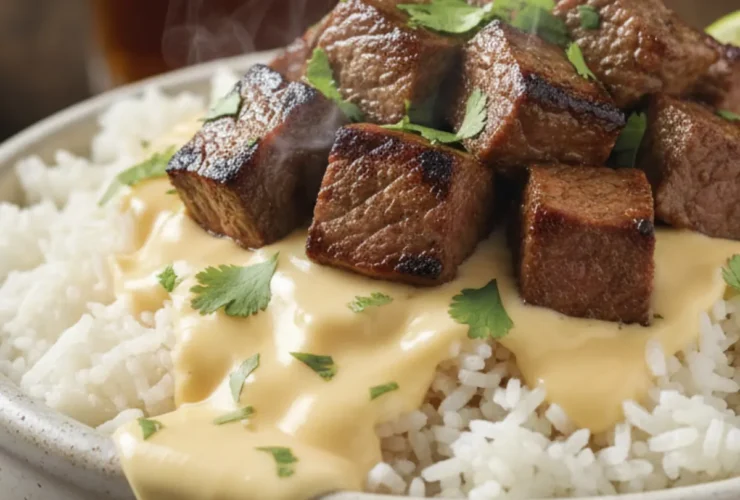 Steak and Queso Rice