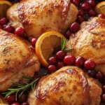 Cranberry Orange Glazed Chicken