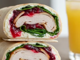 Turkey Cranberry Wraps