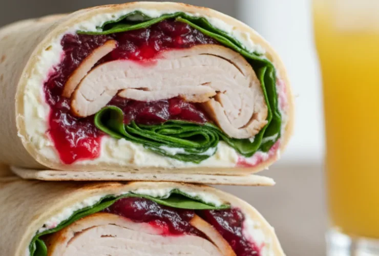 Turkey Cranberry Wraps