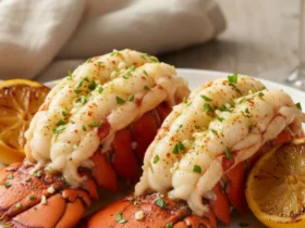 Garlic Butter Roast Lobster Tails