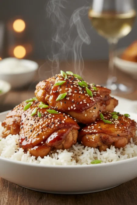 Honey Garlic Slow Cooker Chicken