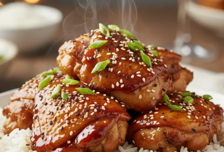 Honey Garlic Slow Cooker Chicken