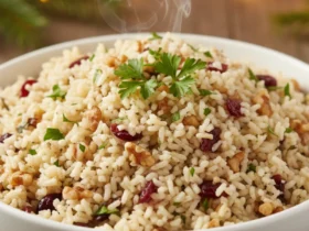 Cranberry Walnut Rice Pilaf