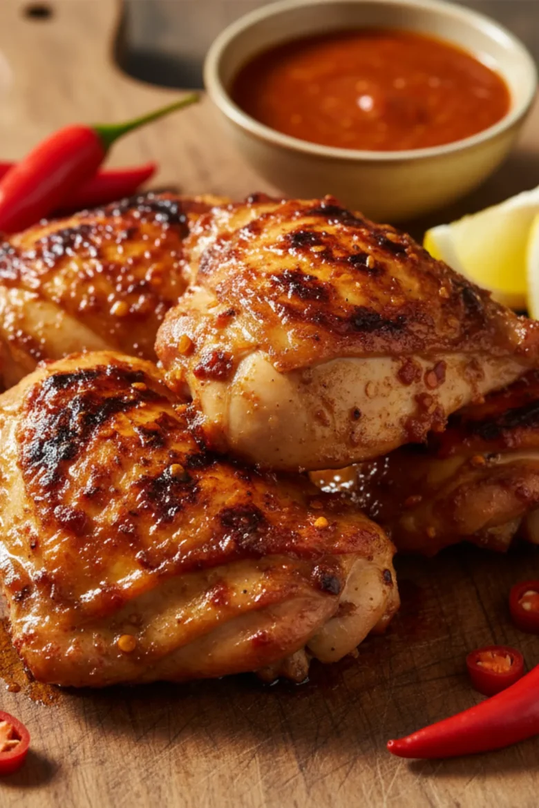 spicy peri peri grilled chicken