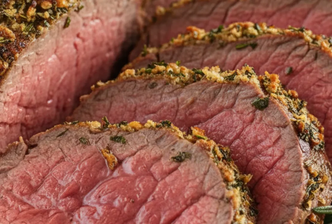 herb crusted beef tenderloin roast