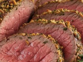 herb crusted beef tenderloin roast