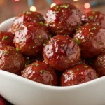 christmas cranberry meatballs