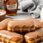 Soft Baked Maple Donut Bars