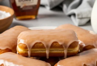 Soft Baked Maple Donut Bars