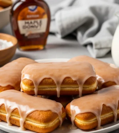 Soft Baked Maple Donut Bars