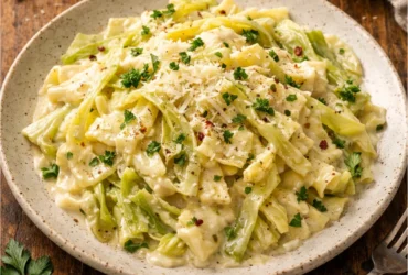 Cabbage Alfredo
