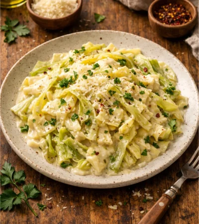 Cabbage Alfredo