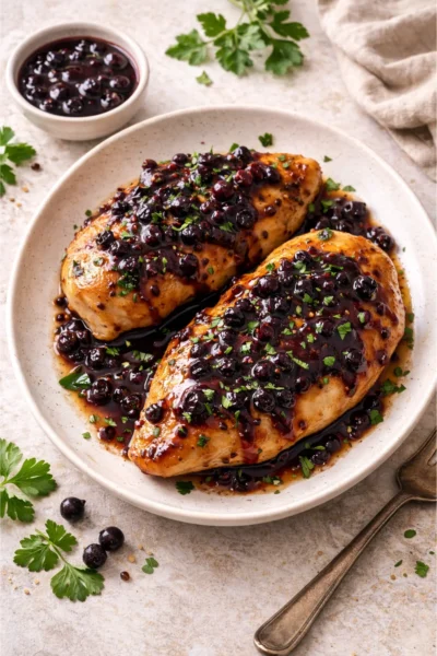 Black Currant Sauce for Chicken